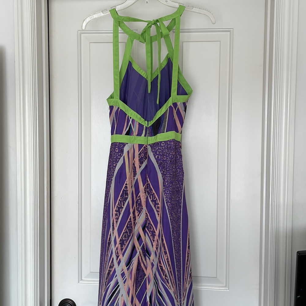 Long multi color maxi dress - Picture 3 of 4